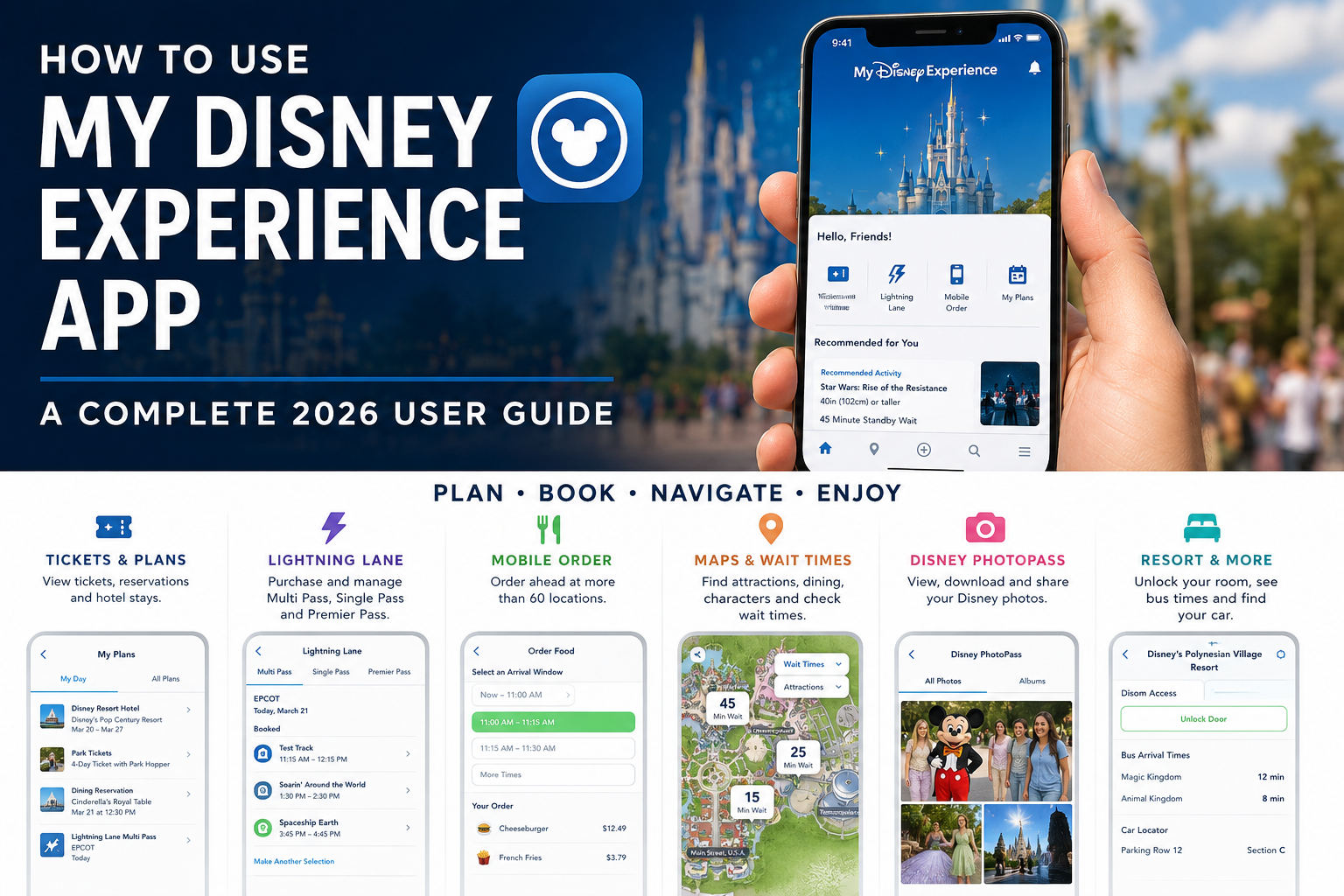 How to Use the My Disney Experience App: A Complete User Guide