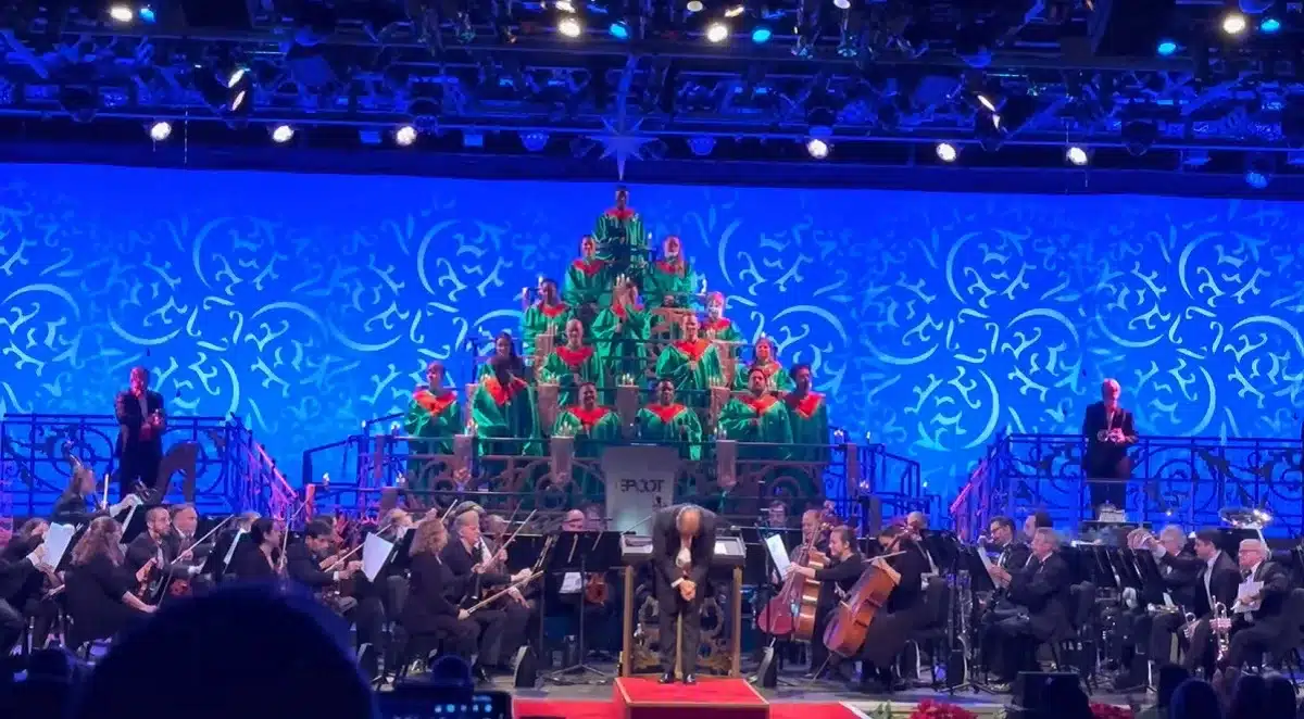 Epcot Candlelight Processional Details Epcot Candlelight Processional Details