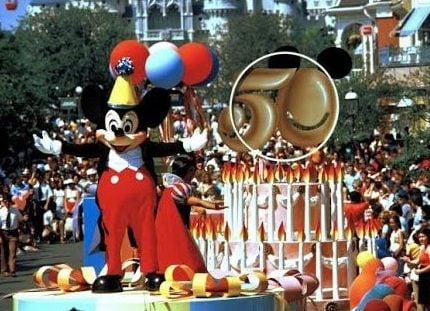 Mickey's 50th Birthday Parade - Extinct Disney World Attractions