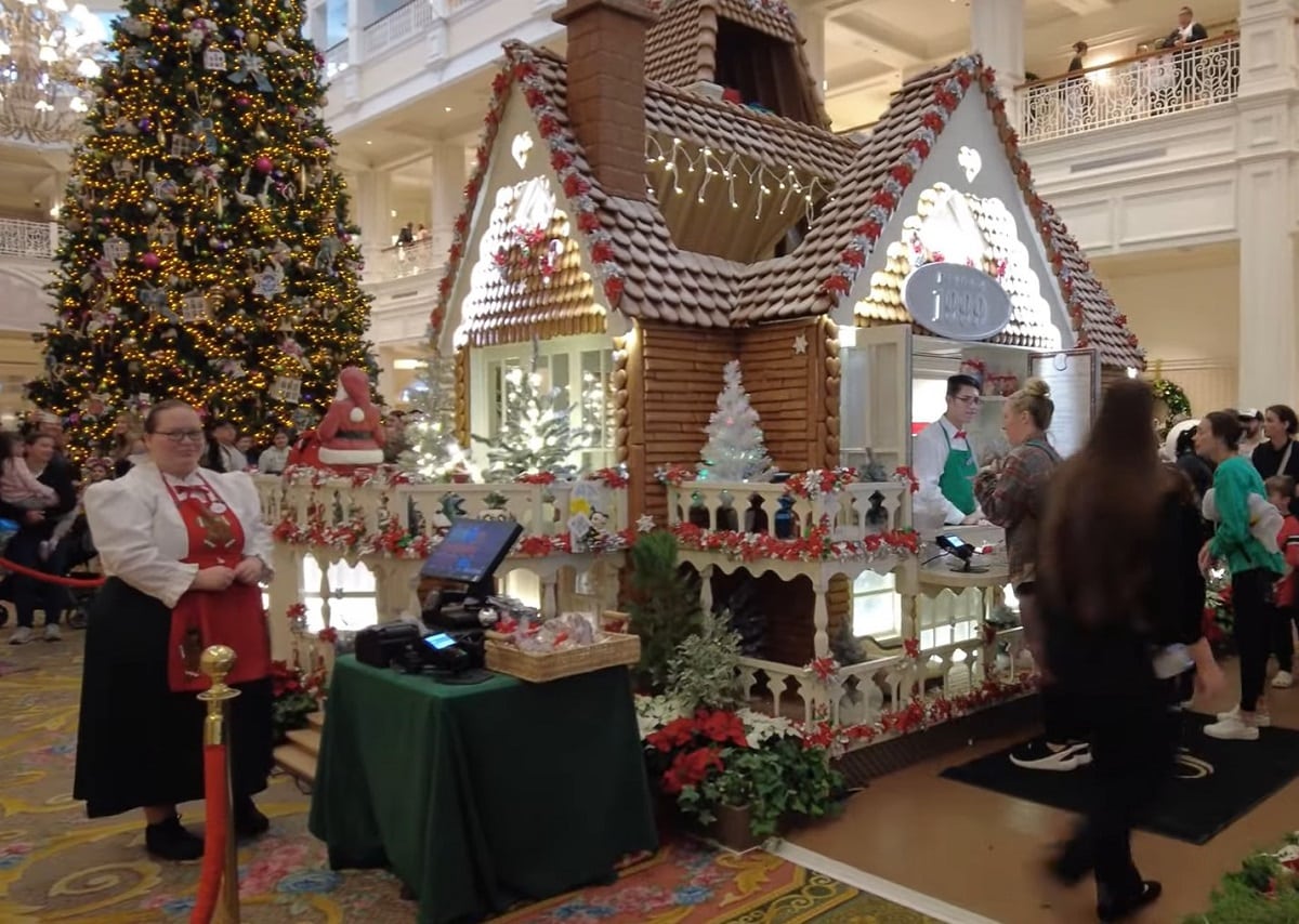 gingerbread house at the Grand Floridian Resort gingerbread house at the Grand Floridian Resort
