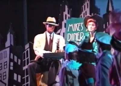 Dick Tracy starring in Diamond Double-Cross - Extinct Disney World Show
