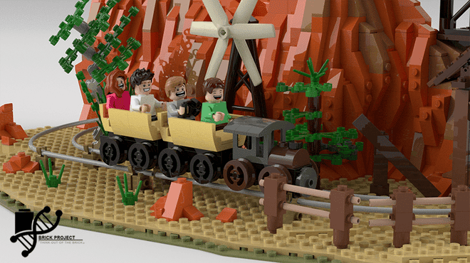 Big Thunder Mountain LEGO set Big Thunder Mountain LEGO set
