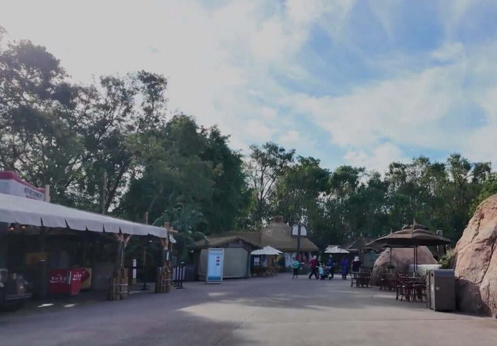 Planned Equatorial Africa pavilion area at EPCOT