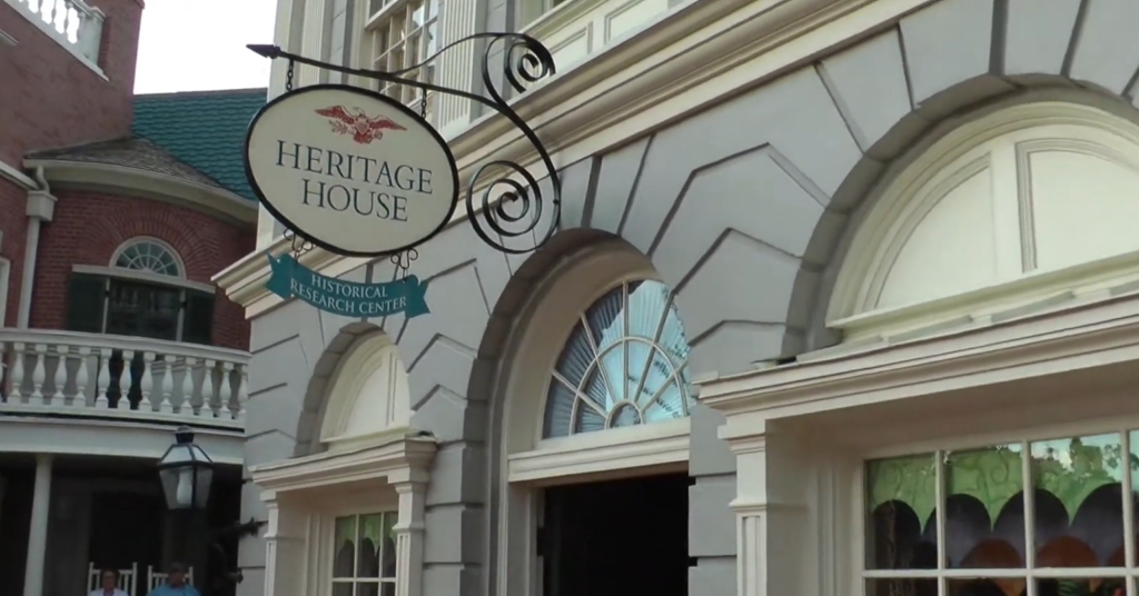 Heritage House at Magic Kingdom